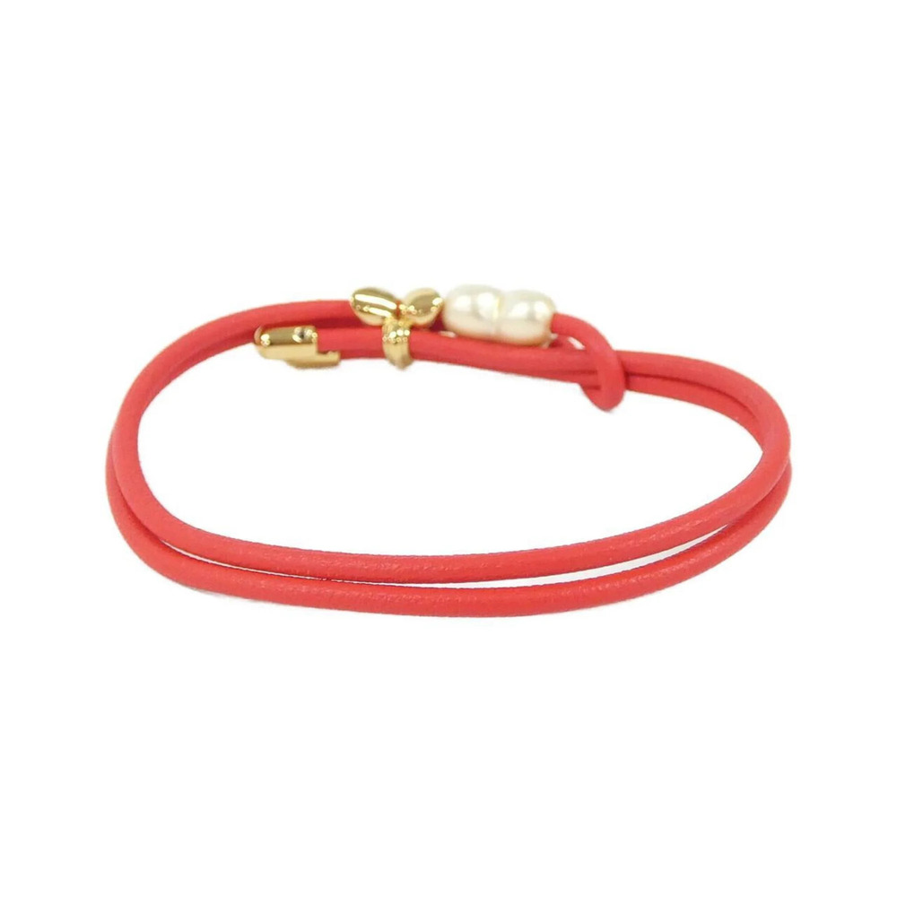 LOUIS VUITTON Red Pearl Heart Charm Bracelet - Picture 2 of 4
